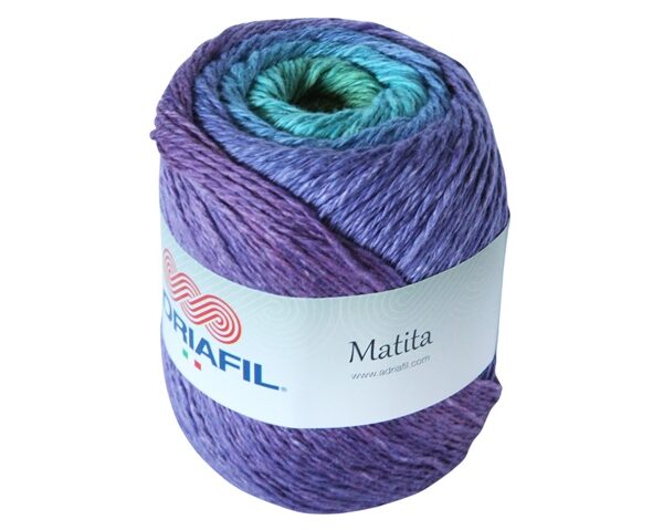 Pređa Matita 51 Hippie – retro pređa u ljubičastoj, narančastoj i zelenoj