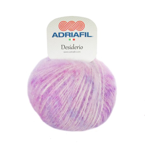 Adriafil Desiderio mohair yarn – shade 61 vivid fuchsia