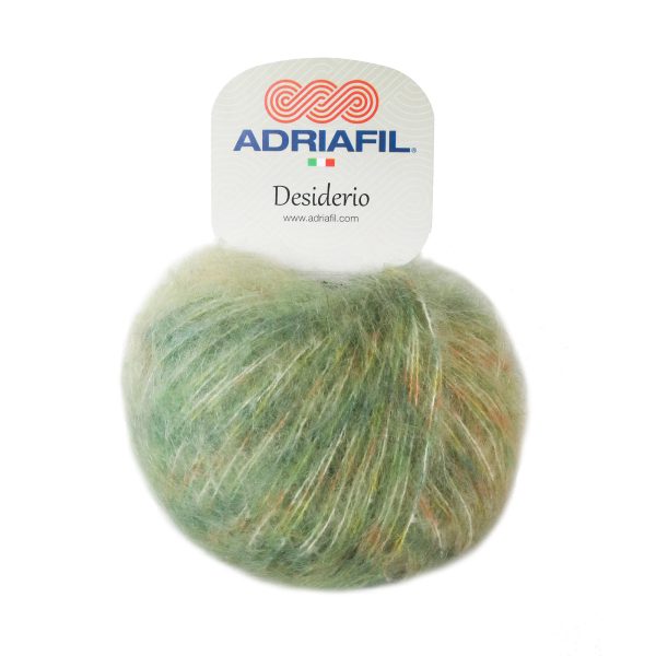 Adriafil Desiderio mohair yarn – shade 62 fresh green