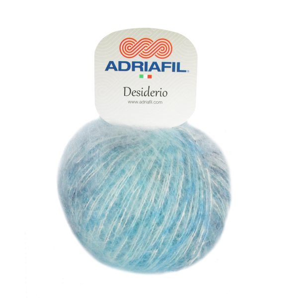 Adriafil Desiderio mohair yarn – shade 64 romantic sky blue