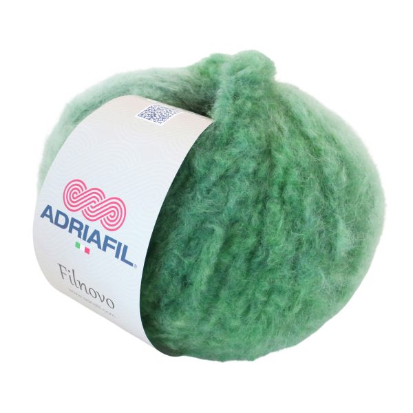 Adriafil Filnovo yarn col. 25 green – lightweight merino & mohair yarn