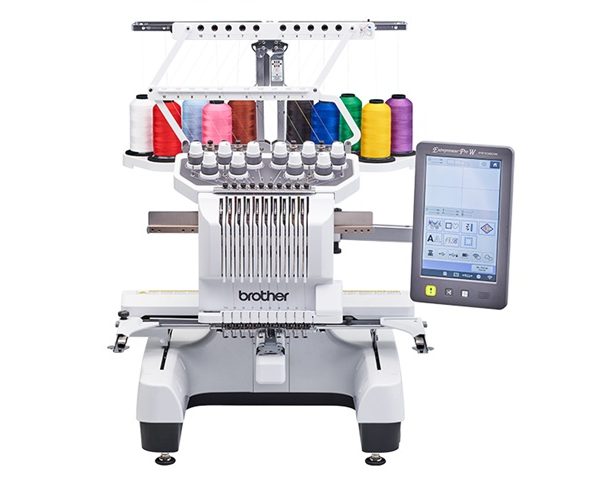 Brother PR1060W 10 needle embroidery machine for commercial use